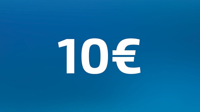 Wertgutschein über 10 Euro für die Erlebnisfabrik