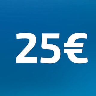 25 Euro Wertgutschein der Erlebnisfabrik