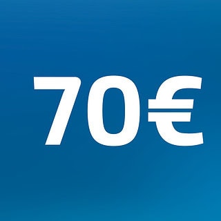 70 Euro Wertgutschein der Erlebnisfabrik