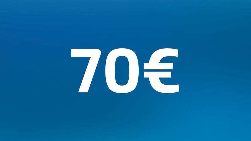 70 Euro Wertgutschein der Erlebnisfabrik