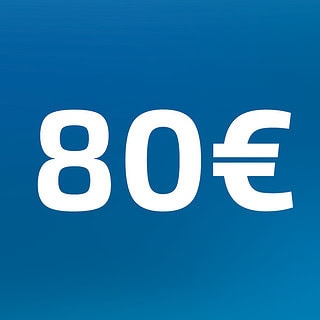 80 Euro Wertgutschein der Erlebnisfabrik