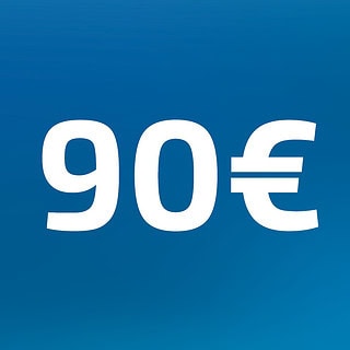 90 Euro Wertgutschein der Erlebnisfabrik