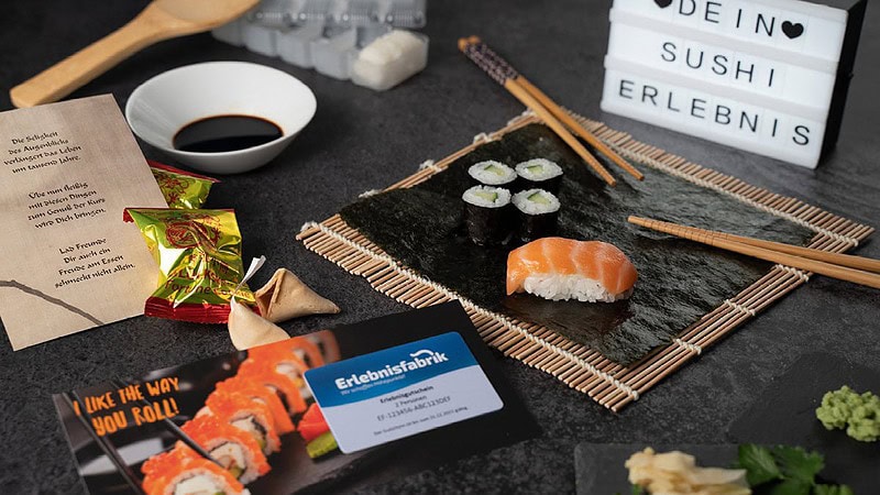 Geschenkbox Sushi Inhalt