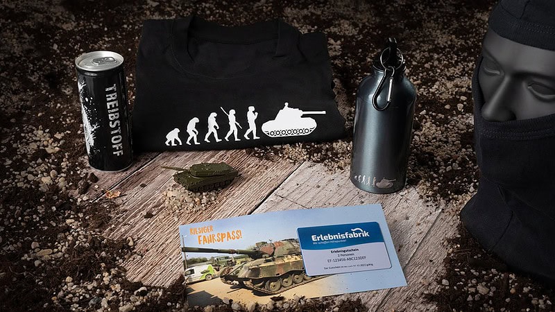 Geschenkbox zu den Panzer Erlebnissen