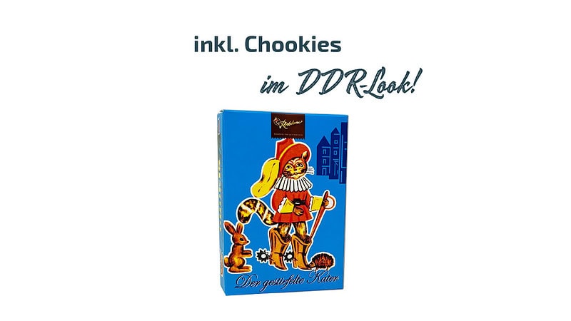 Inhalt der Geschenkbox für Trabi & DDR Erlebnisse: Chookies