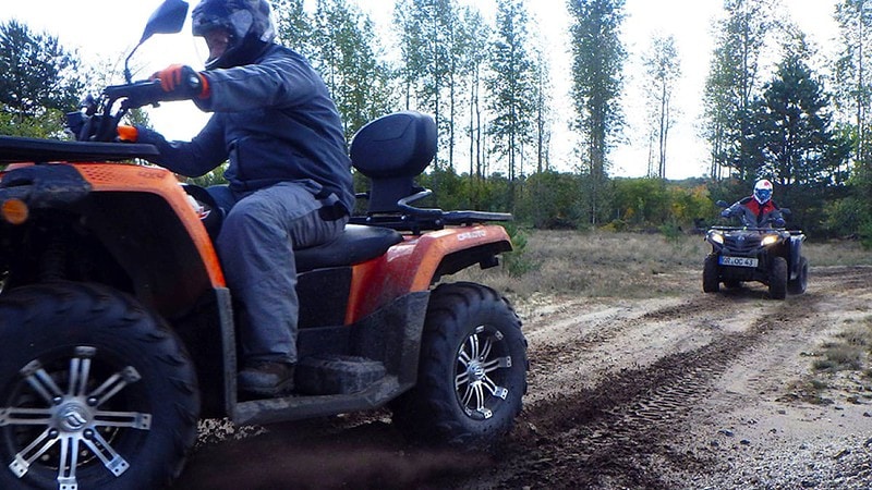 quad durch die Natur