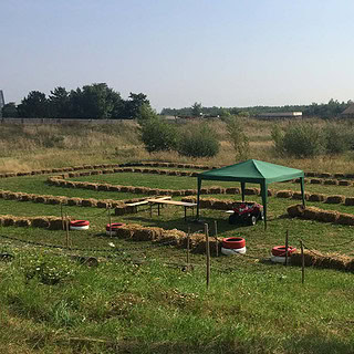 Ein Quad Parcours in Leipzig.