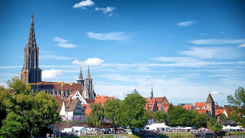 Blick auf die Stadt Ulm