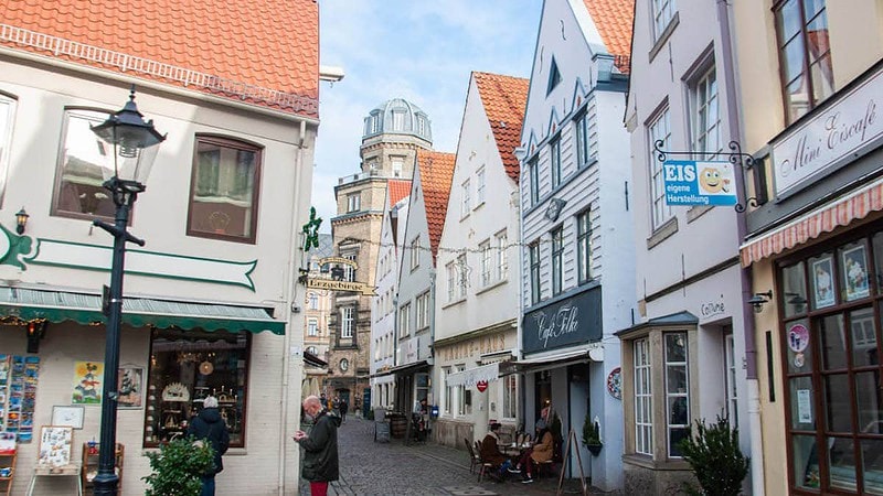 Blick auf die Bremer Stadtstraßen