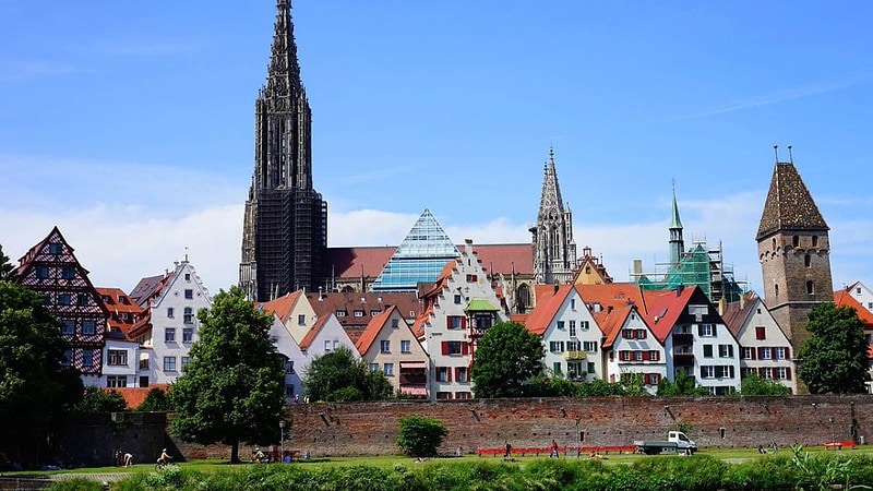 Blick auf die Stadt Ulm